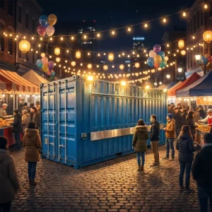 Customized Container Juice bar 20ft Container Kitchen & Kiosk Outdoor Restaurant Coffee Restaurant Back Yard bar for Sale