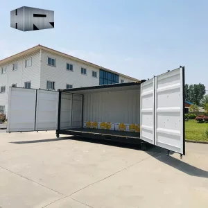 Customized Corten Steel 40ft High Cube Side Open Door Dry Shipping Containers with Multiple Doors for Storage and Transportation