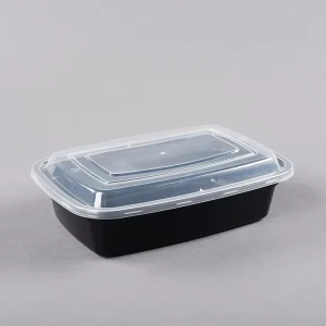 Customized Disposable 1000ml pp Plastic Takeaway Food Lunch Box Disposable Meal Prep Food Storage Containers with Lids