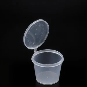 Customized Eco friendly Microwavable Plastic Food Box Lids 0 1L Capacity Rectangle Shape Take Away Chinese Sauce Brand