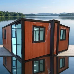 Customized Expandable Container House, 2/3/5 Bedrooms, 20/40ft Prefab House, 5 Year Warranty