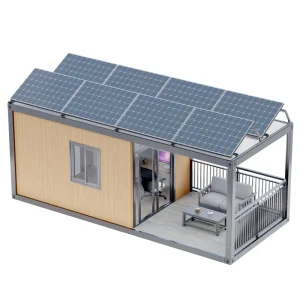 Customized Fast Install Expandable Container House with Off Grid Solar System for Bedrooms Living Rooms Schools