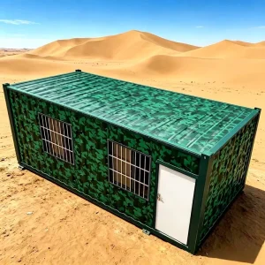 Customized Flat Pack Container House 3m*6m Modular Building for Myanmar Site Office Labor Quarter Accommodation