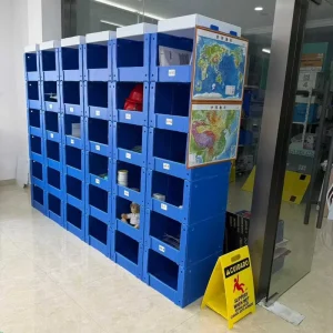 Customized Foldable Stackable Plastic Storage Warehouse Picking Bins