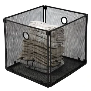 Customized Handmade Metal Mesh Wire Storage Basket for Kitchen Bathroom Living Room Tools Home Storage Organization