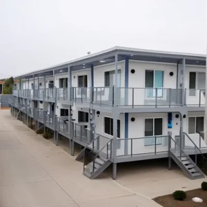 Customized Housing Removable and Modular Flat Pack Detachable Prefab Container House for Staff Dormitory of Family Living