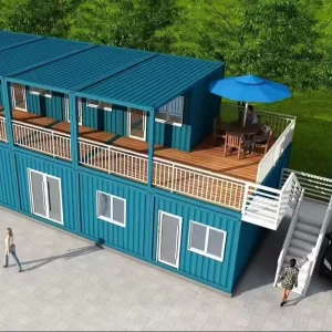 Customized Internet famous Steel Structure Cost saving Commercial Outdoor Coffee Shop Mall Workshop Supermarket Container House