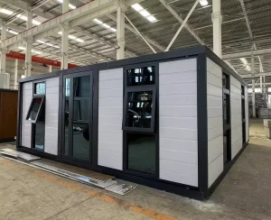 Customized Knock Expandable Modern Prefabricate Modular Container House for Office Building Camp Restaurant Art Studio