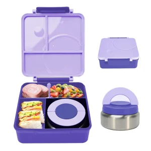 Customized Logo Multi functional BPA Free Insulated Leak Proof Food Storage Container Kitchen Children Bento Lunch Box