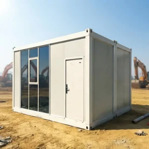 Customized Movable Waterproof Prefabricated Flat Pack Container House Dormitory for Construction Site Workers Temporary