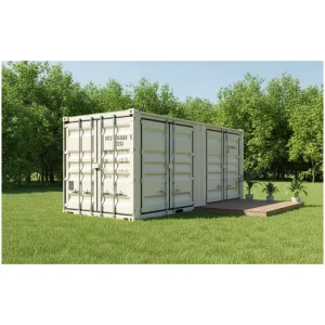 Customized Multipurpose Metal Dry Storage Steel 20 Foot Open Side Door Shipping Container