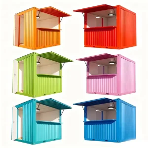 Customized Portable Flat Pack Shipping Container Prefabricated Sandwich Panel Steel Building.