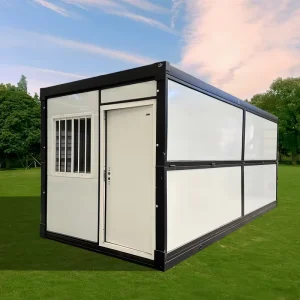 Customized Quick Installation Low Cost Light Steel Frame Modular Prefab Home Foldable Container House Office Building Warehouse