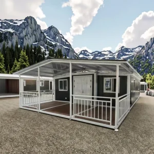 Customized Shipping Container House with Modern Interior and Energy Efficiency