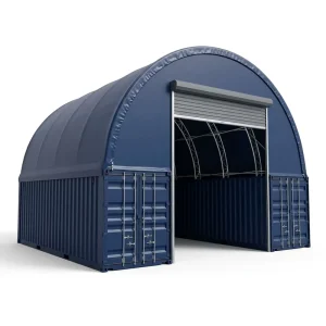 Customized Steel Structure Fireproof Portable Durable Arch Container Shelter Industrial Design for Warehouse School Villa Use