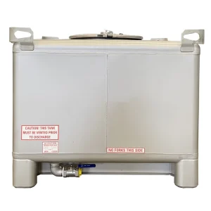 Customs Food Grade 1000L Stainless Steel IBC Tank with 4-Way Forklift and High Safety