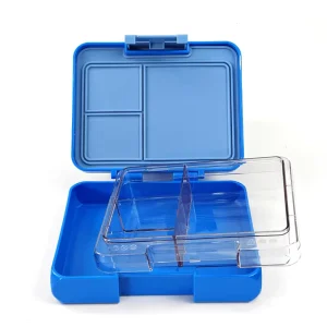 Cute New Design Cute School Food Containers Plastic Storage Boxes Children’s Bento Lunch Boxes with Separation Kitchen Home