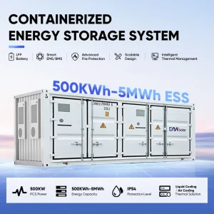 DAH Containerized All In One Ess 500kw 1mwh 2mwh Battery 8000 Cycles C&I Energy Storage Container