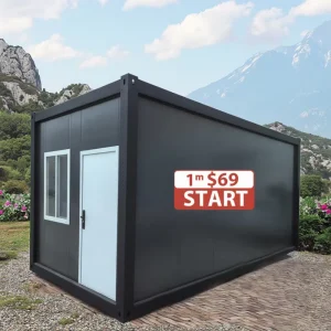 DDP 20ft Detachable Modern Eco friendly Modular Container House 40ft Prefab Apartment Camping Home with Fast Install