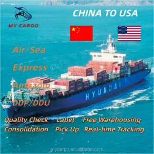 DDP DDU Freight Forwarding China to USA Ocean Shipping FBA AMZ Door to Door 40ft Container 20ft