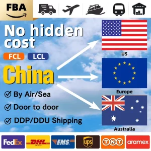 DDP DDU Sea Air Shipping FCL LCL From China to Europe USA UK Canada Mexico Spain UAE Freight Forwarder Container Agent