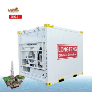 DNV 2.7 1 Standard 10 Feet 10ft 10′ Offshore Refrigerated Reefer Container with Aluminium T Floor
