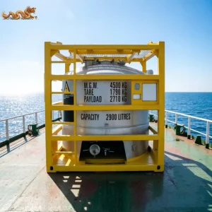 DNV 2.7 1 Standard Vertical Type 2900L Offshore Tank Container with Lifting Frame for Offshore Oil and Gas Platforms