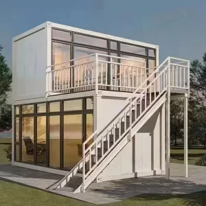 DYCE1 Anti-Corrosion Flat-Top Prefabricated Expandable Trailer Container House