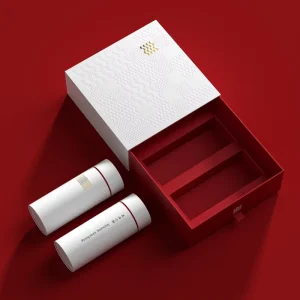 Debossing Logo Design Gift Boxes with Drawer Paper High Wall Gift Box Music Box with Music