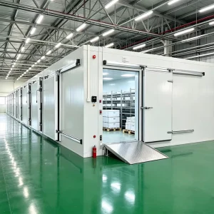 Deep Freezer-Style Refrigerated Shipping Container with DC Condensing Unit for Cold Room Storage and Frozen Food Transport