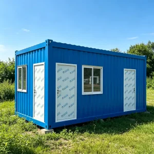 Demountable Prefabricated Container Homes with Steel Panels and Modern Design Suitable for Temporary Office Use