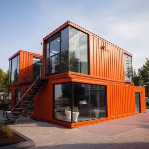 Design Mobile Shipping 40Ft Container Customized Prefab Luxury Modular Eco-friendly Modern House Steel Building Prefab Villa