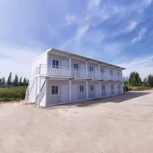 Detachable 2 3 Bedroom Contemporary Flat Pack Prefabricated Full Steel Container House Custom Colors Mall Living Room Entry