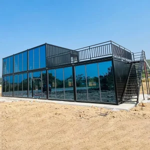 Detachable 2 Story Container House with 3 Bedroom Modular Design Portable Prefab House for Luxury Villa Home Office