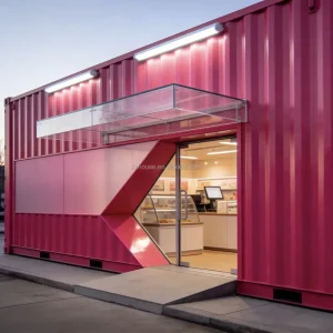 Detachable 20ft 40ft Mobile Portable Prefab Expandable Steel Shipping Container House Villa Modern Restaurant Kitchen Modular