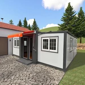 Detachable 20ft Shipping Container Flat Pack Folding Container for Outdoor Warehouse Shop & Toilet Use Modular Tiny House