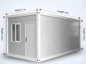 Detachable Breathable Container House with Customizable Modern Design for Residential & Commercial Use