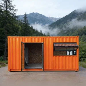Detachable Container House Waterproof Prefabricated Garage Coffee Shop Pop up Store Mobile Tiny Home Bathroom Custom