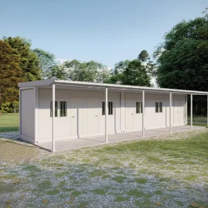 Detachable Custom Luxury Prefab 2 Bedroom Capsule House Classroom Portable Modular Prefabricated Container House