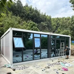 Detachable Expandable Container House for Living Room Office Garage Modern Prefab Modular with Security Steel Door Custom Colors