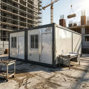Detachable Flat Pack Sandwich Panel Container House Quick Build Windproof Waterproof for Mining Area Temporary Workshop Office