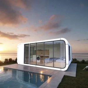Detachable Modern 20ft 40ft Steel Structure Prefab House Set with Kitchen Container Home Eco-Friendly Fast Construction