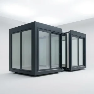 Detachable Modular Expandable Container House Tiny Home Mobile Prefabricated Cabin Glass Wall Outdoor
