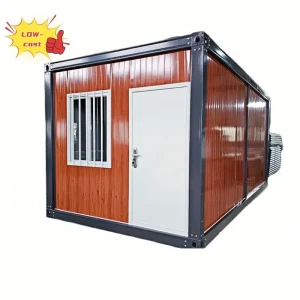 Detachable Prefab Modular House with Fireproof Floor Thermal Insulation and Galvanized Sandwich Wall Panels for Office or Dormitory