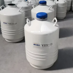 Dewar Liquid Nitrogen Cryovial Vaccine Storage tank YDS-35 Wide Neck Liquid Nitrogen Dewar