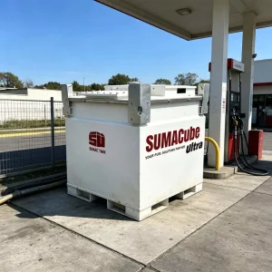 Diesel Tank 1000L 2000L Portable Fuel Station Double Wall Fuel Cube with Pump Kit Sale in Australia for Vehicle Refueling