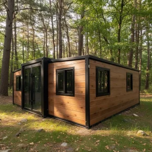 Direct Sale Stackable 20Ft 40Ft Container Expandable Prefabricated House Prefab Kitchen Home Granny Flat Living Room Villa