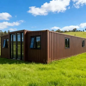 Discount Bi Wing Expandable Steel House 20ft Fold Prefab Villa Container House Complete Plumbing Wiring Office