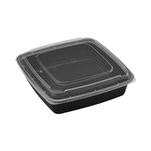 Disposable Leak proof Eco friendly Sustainable Natural Healthy BPA Free Rectangular Plastic Food Containers Bulk Pack Boxes