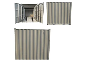 40ft High Cube Dry Open Side Door Shipping 40hc Container with 2 Side Doors Customizable